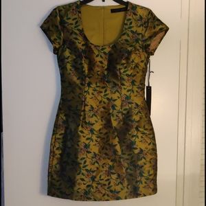 House of Harlow Floral Mini Dress Vintage Look